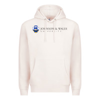 Pale Pink Johnson & Wales College Art Premium Hoodie - artisFamous