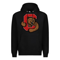 Black cornell big red Premium Hoodie - artisFamous