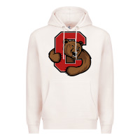 Pale Pink cornell big red Premium Hoodie - artisFamous