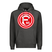Charcoal Heather fortuna düsseldorf Premium Hoodie - artisFamous