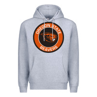 Heather Grey Oregon College Gift Premium Hoodie - artisFamous
