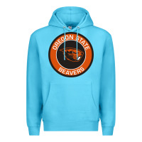 Ocean Blue Oregon College Gift Premium Hoodie - artisFamous