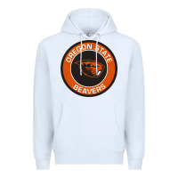 White Oregon College Gift Premium Hoodie - artisFamous