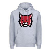 Heather Grey Rhodes College Athletic Premium Hoodie - artisFamous