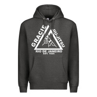 Charcoal Heather gracie jiu jitsu  2 Premium Hoodie - artisFamous