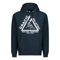 Navy gracie jiu jitsu  2 Premium Hoodie - artisFamous
