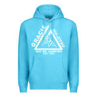 Ocean Blue gracie jiu jitsu  2 Premium Hoodie - artisFamous