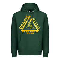 Sports Green gracie jiu jitsu Premium Hoodie - artisFamous