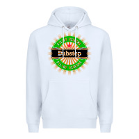 White dubstep Premium Hoodie - artisFamous