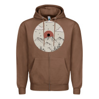 Chestnut The Mountains Are Calling Zipper Hoodie - Bettercallsaul