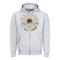 Heather Grey The Mountains Are Calling Zipper Hoodie - Bettercallsaul