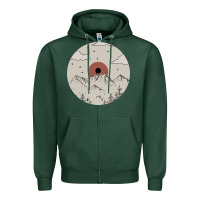 Sports Green The Mountains Are Calling Zipper Hoodie - Bettercallsaul