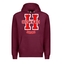 Burgundy howard 1867 university Premium Hoodie - artisFamous
