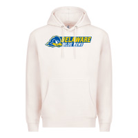 Pale Pink delaware fightin' blue hens Premium Hoodie - artisFamous