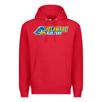 Red delaware fightin' blue hens Premium Hoodie - artisFamous