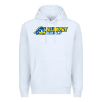 White delaware fightin' blue hens Premium Hoodie - artisFamous