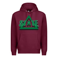 Burgundy delta state athletics Premium Hoodie - artisFamous