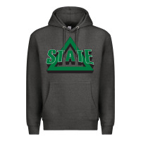 Charcoal Heather delta state athletics Premium Hoodie - artisFamous