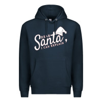 Navy Dear Santa I Can Explain Premium Hoodie - artisFamous