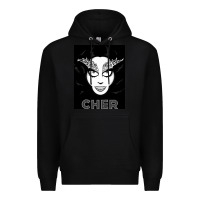 Black CHER Premium Hoodie - artisFamous