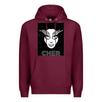 Burgundy CHER Premium Hoodie - artisFamous