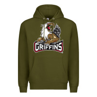 Army Green griffins Premium Hoodie - artisFamous