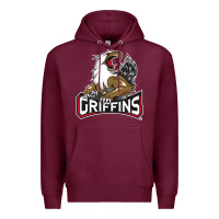 Burgundy griffins Premium Hoodie - artisFamous