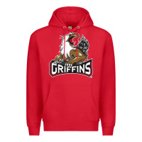 Red griffins Premium Hoodie - artisFamous