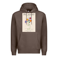 Coffee pablo picasso   bouquet of peace Premium Hoodie - artisFamous