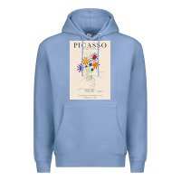 Colony Blue pablo picasso   bouquet of peace Premium Hoodie - artisFamous