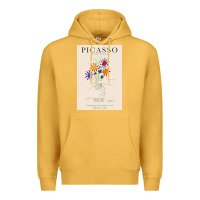 Mustard pablo picasso   bouquet of peace Premium Hoodie - artisFamous