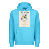 Ocean Blue pablo picasso   bouquet of peace Premium Hoodie - artisFamous