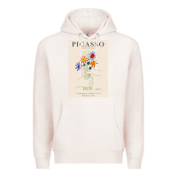 Pale Pink pablo picasso   bouquet of peace Premium Hoodie - artisFamous