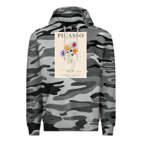 Slate Camo pablo picasso   bouquet of peace Premium Hoodie - artisFamous