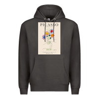 Smoke pablo picasso   bouquet of peace Premium Hoodie - artisFamous