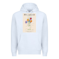 White pablo picasso   bouquet of peace Premium Hoodie - artisFamous
