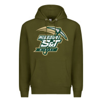Army Green missouri s&t miners Premium Hoodie - artisFamous