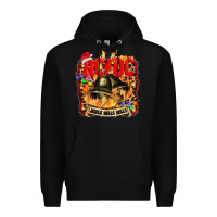 Black acd christmas Premium Hoodie - artisFamous