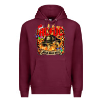 Burgundy acd christmas Premium Hoodie - artisFamous