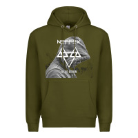 Army Green head down Premium Hoodie - artisFamous