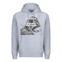 Heather Grey head down Premium Hoodie - artisFamous