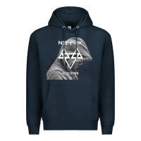 Navy head down Premium Hoodie - artisFamous