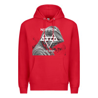 Red head down Premium Hoodie - artisFamous