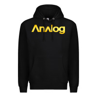 Black analog Premium Hoodie - artisFamous