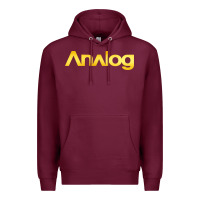 Burgundy analog Premium Hoodie - artisFamous