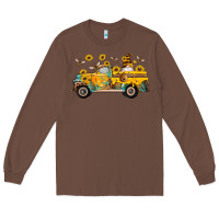 Chestnut western bee gnomes truck sunflowers honeycomb beehive honey turquoise Long Sleeve Tee - Artiststas
