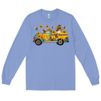 Colony Blue western bee gnomes truck sunflowers honeycomb beehive honey turquoise Long Sleeve Tee - Artiststas