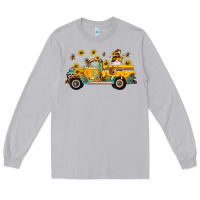 Moon Dust western bee gnomes truck sunflowers honeycomb beehive honey turquoise Long Sleeve Tee - Artiststas