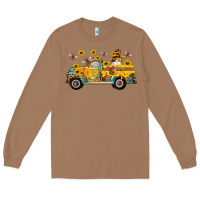Toasted Coconut western bee gnomes truck sunflowers honeycomb beehive honey turquoise Long Sleeve Tee - Artiststas