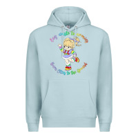 Blue Mist rainbow brite badass   rainbow brite Premium Hoodie - artisFamous